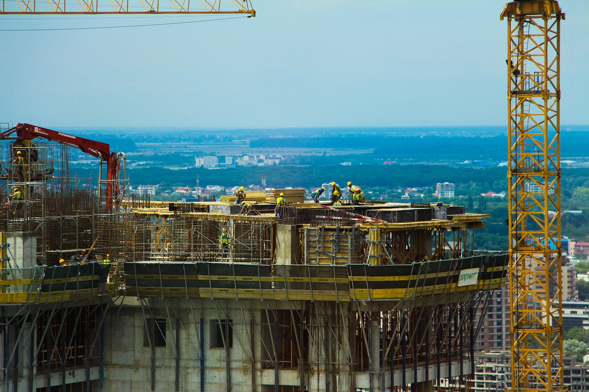 Un chantier en hauteur