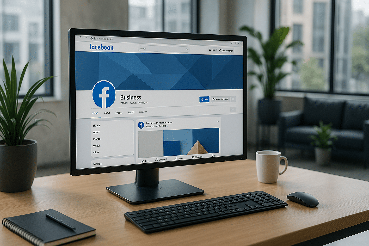 créer une page facebook pro